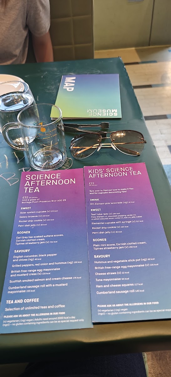 Gallery Cafe (Level 2) menu board