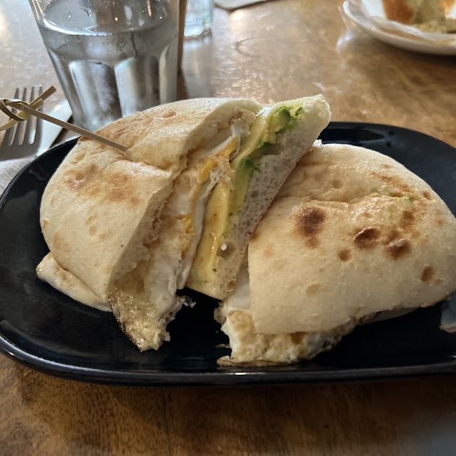 Vegetarian Breaky Sandwich