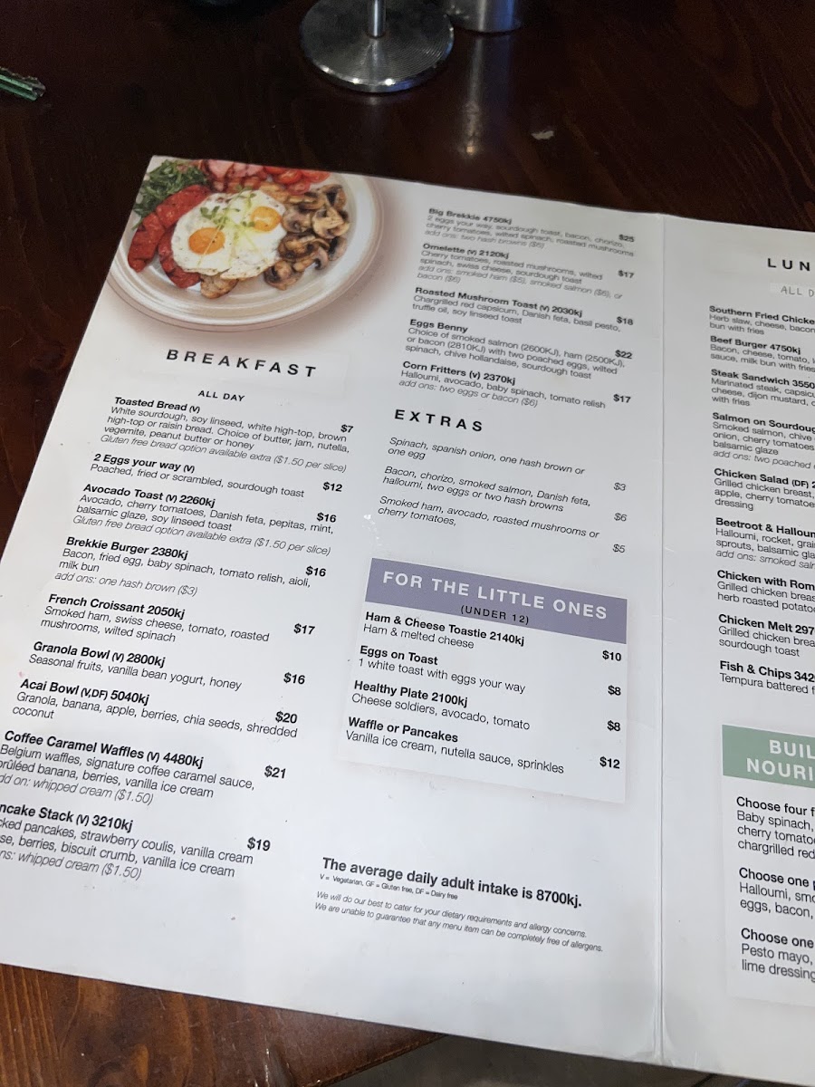 The Coffee Emporium Strathpine menu board