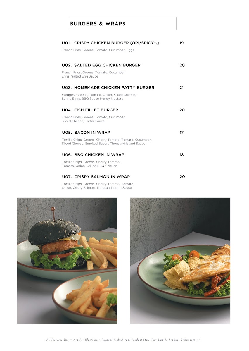 Surya Cafe Klang menu board