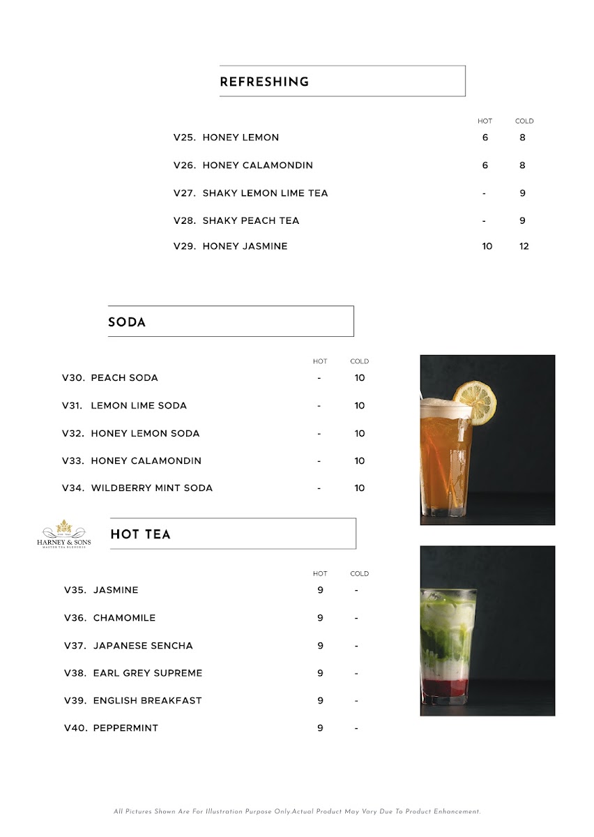 Surya Cafe Klang menu board