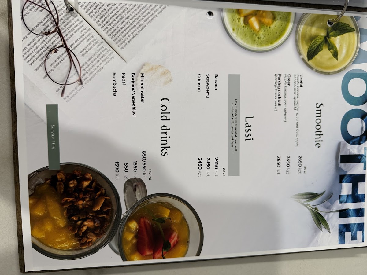 Veggie House menu board