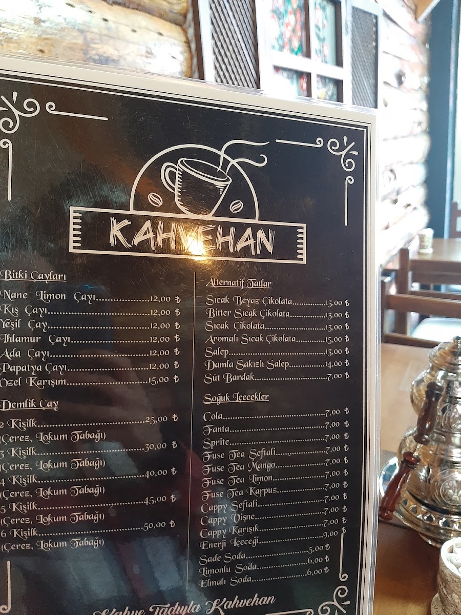 KAHVEHAN EDREMİT menu board