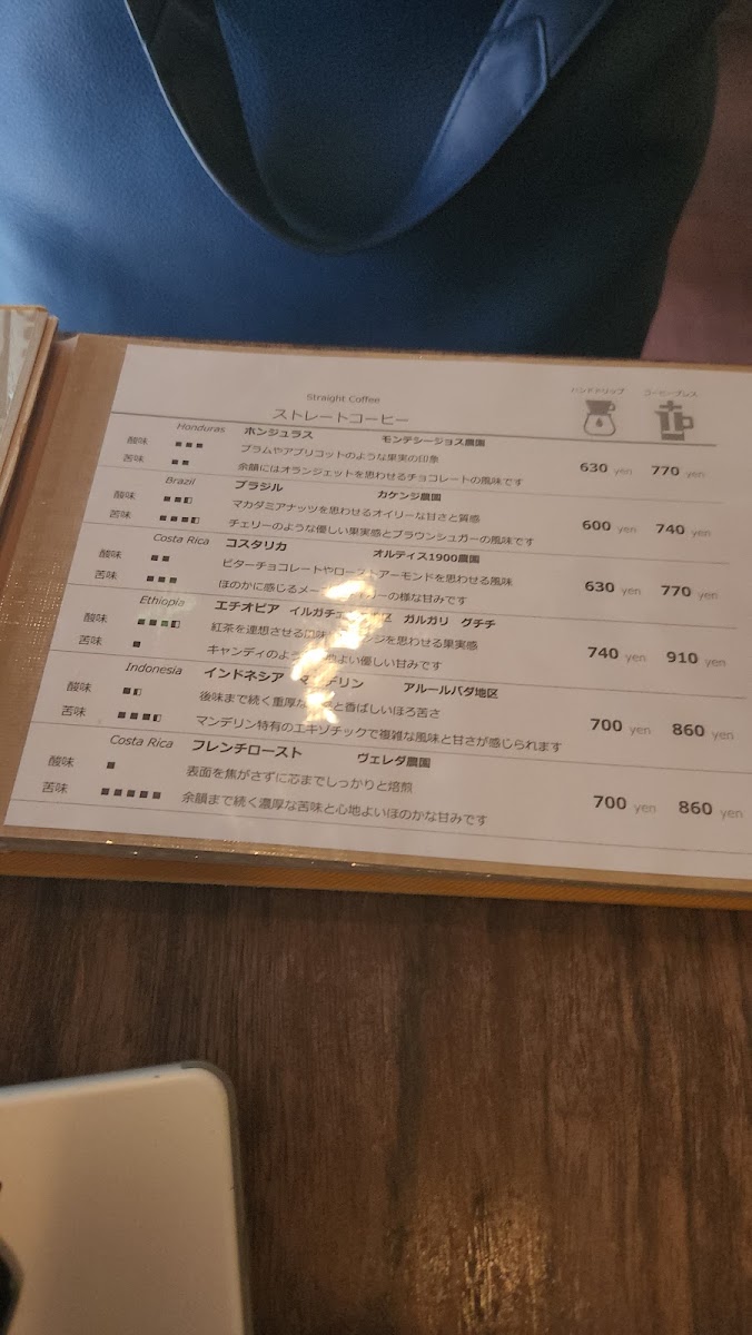 CAFE PAS A PAS (カフェパサパ) menu board