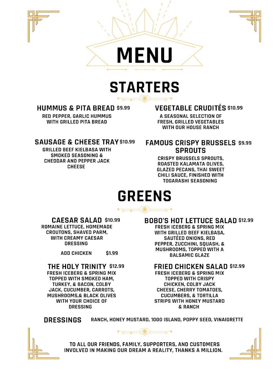 Mimi’s Market and Royal Café menu board