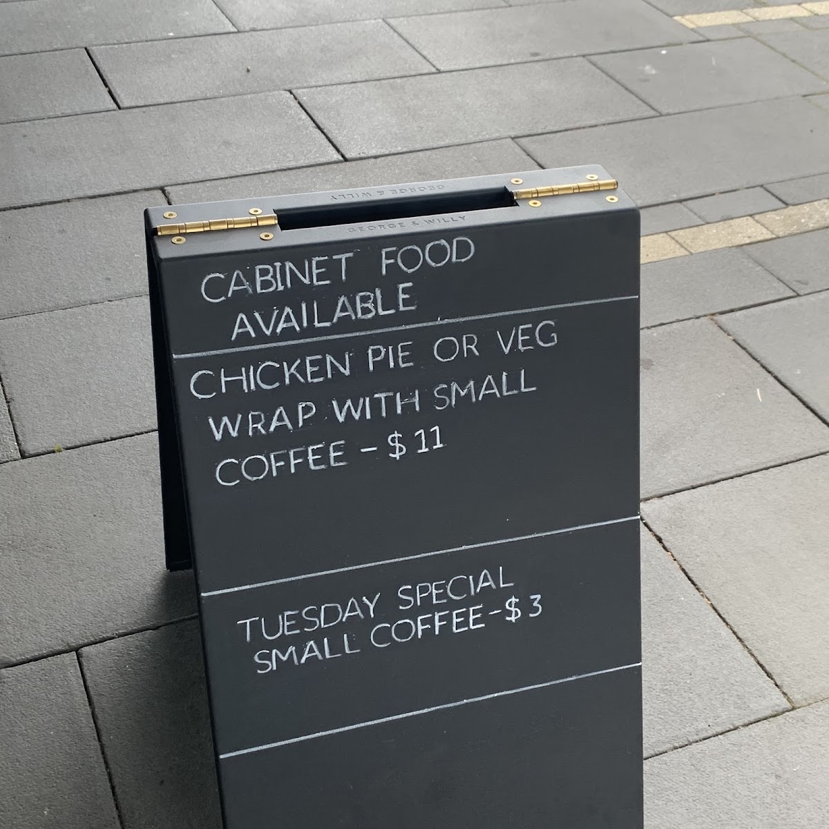 Hood street bistro menu board