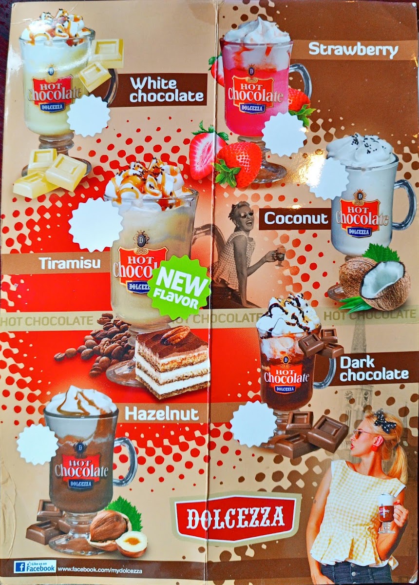 Desert rose menu board