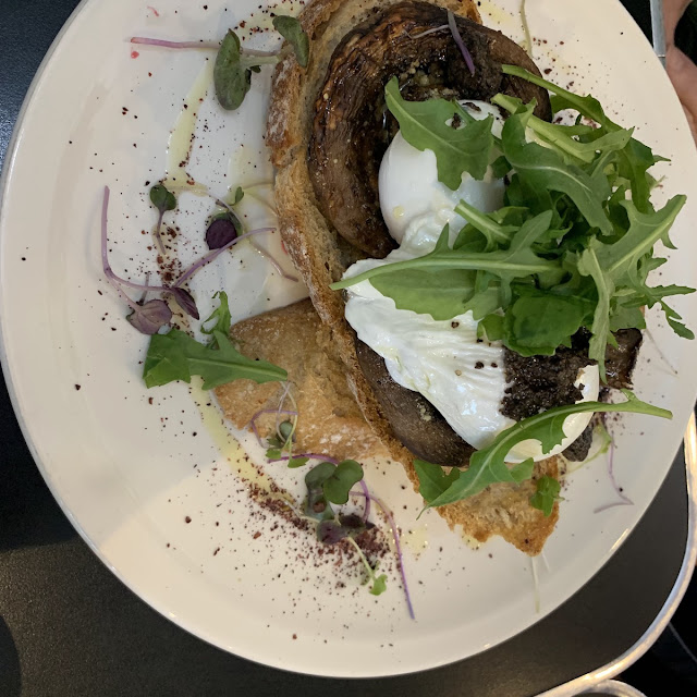 Truffled Eggs and Field Mushrooms