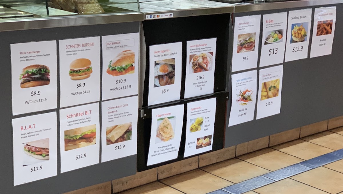 Chai Coffee menu board