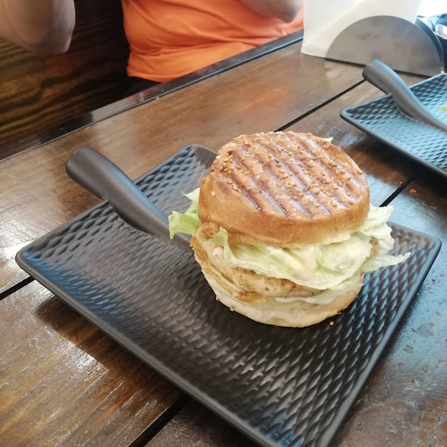 Chicken Burger with Fries