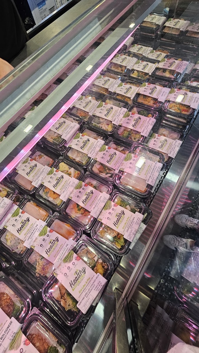 Healthy Power Meals menu board
