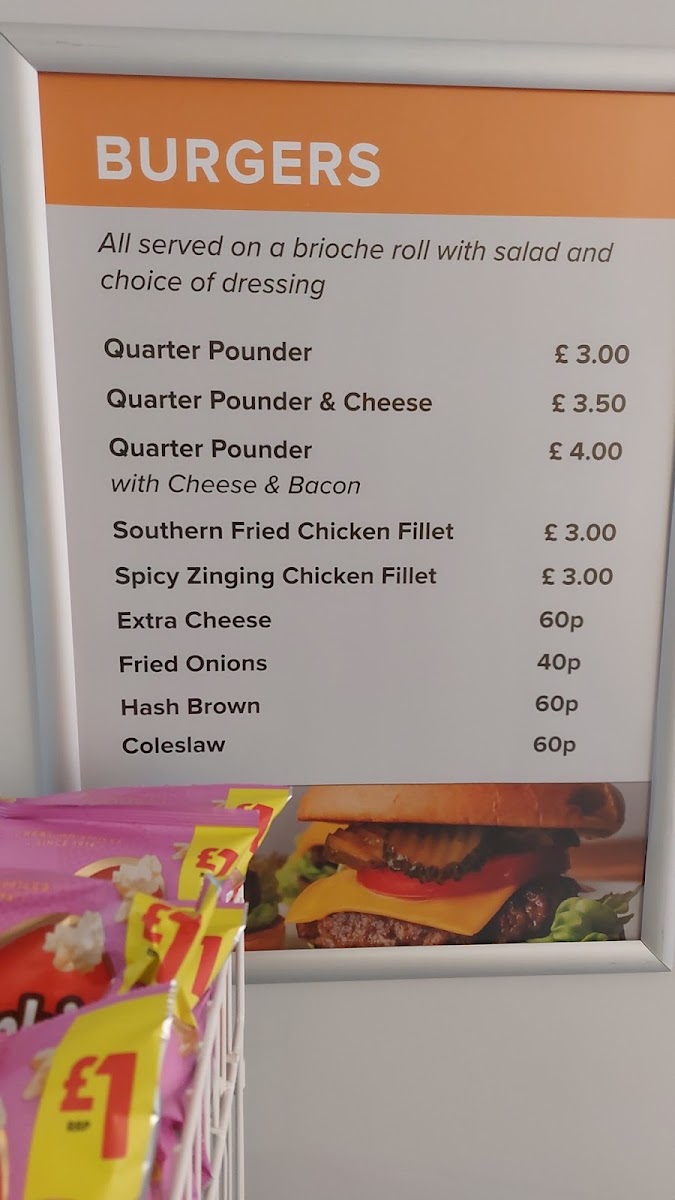Jojo's Bistro menu board