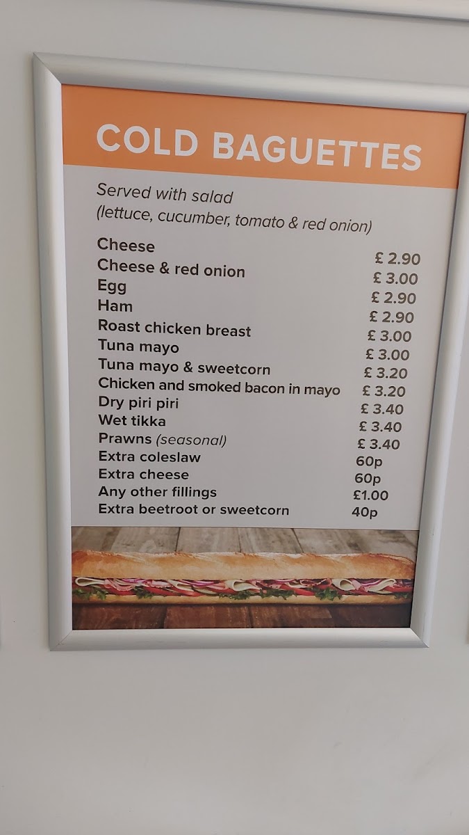 Jojo's Bistro menu board