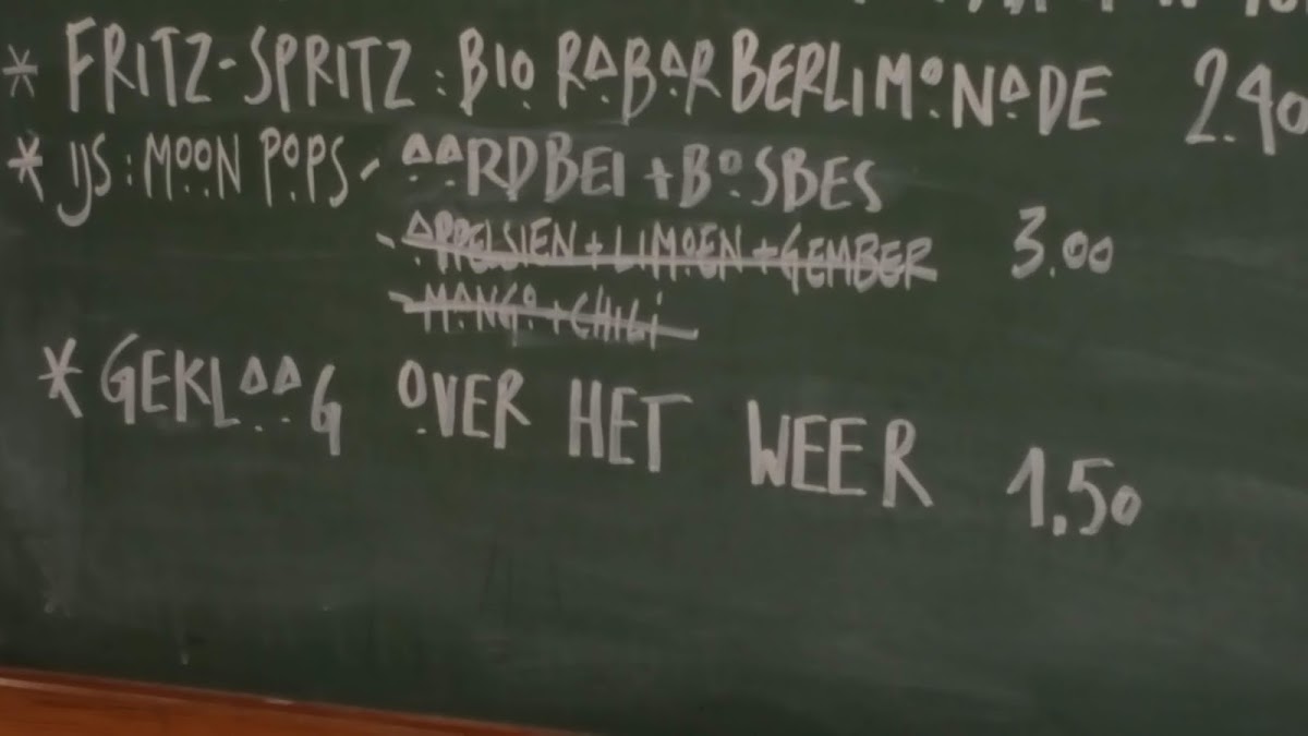 Mokkakapot menu board