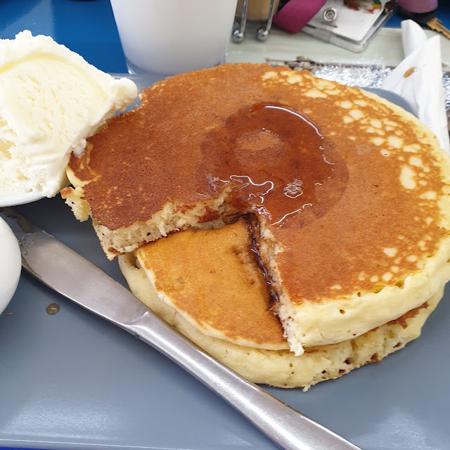 Long Stack Five Pancakes