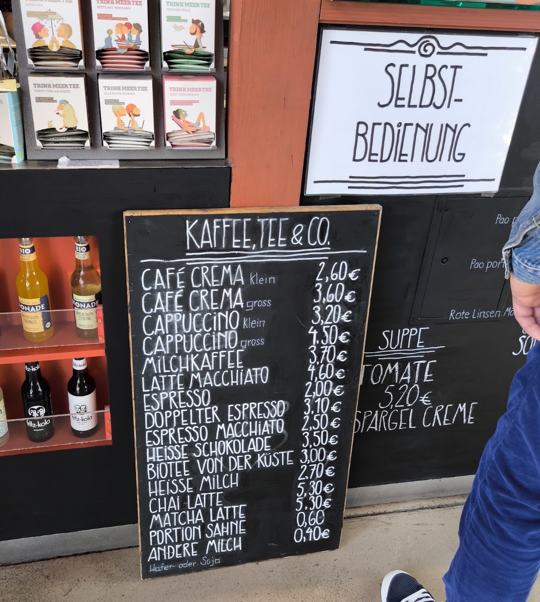 Ufercafé menu board