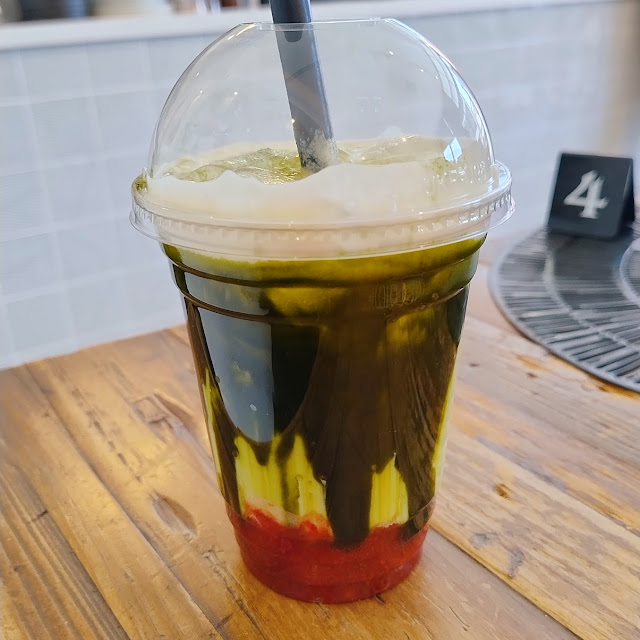 Strawberry Matcha Latte