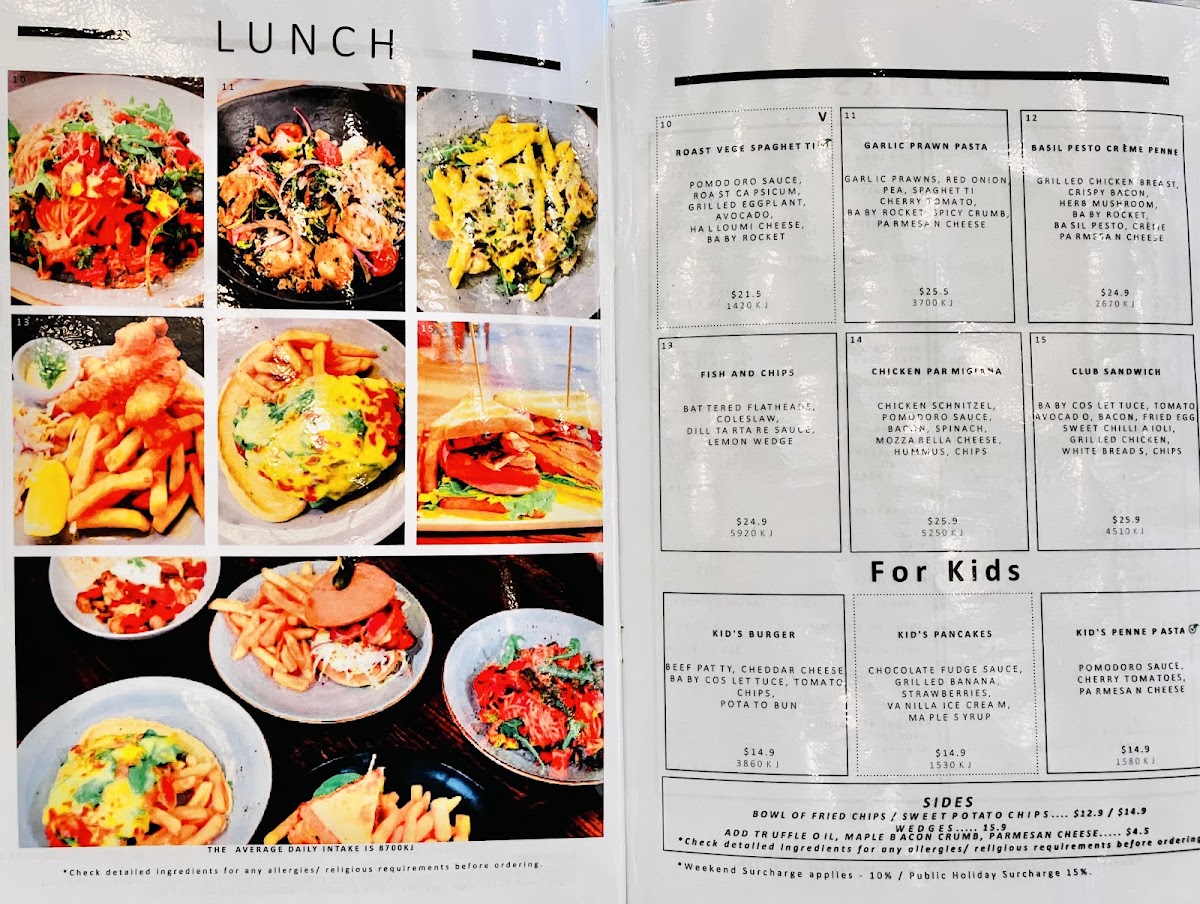 Caffe Cherry Beans - Civic menu board