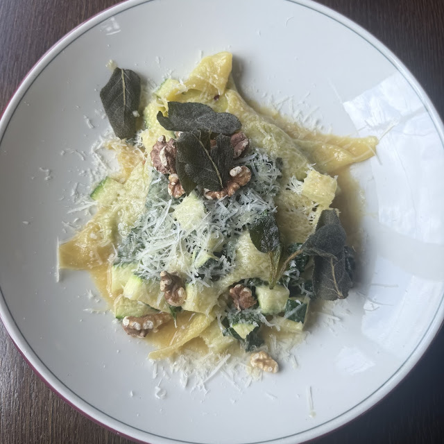 Zucchini and Ricotta Pansotti