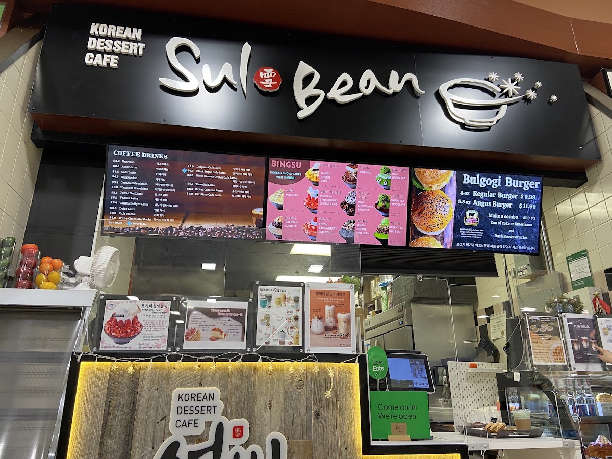 SulBean menu board