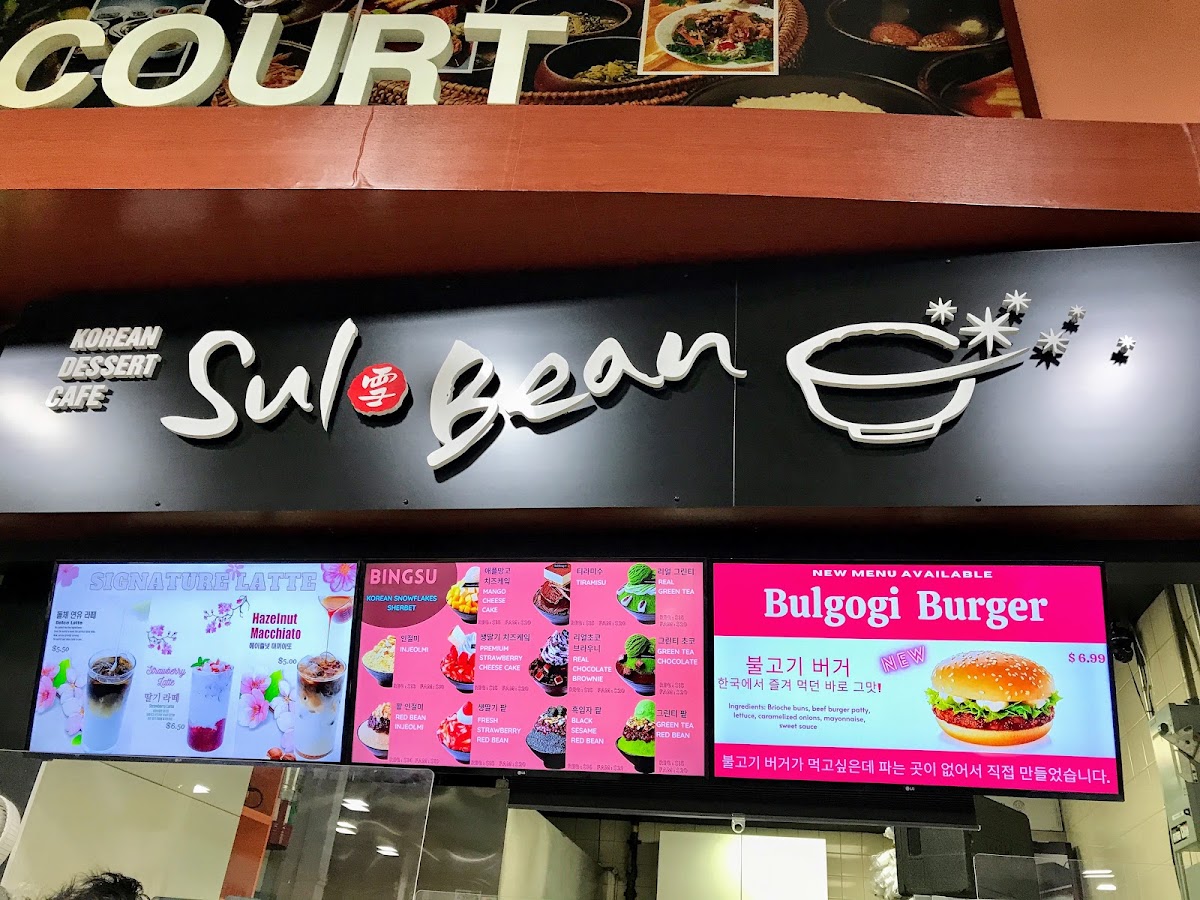 SulBean menu board