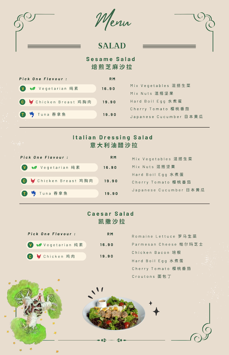 Le Petit Prince Book Cafe 小王子书房(The little prince) menu board