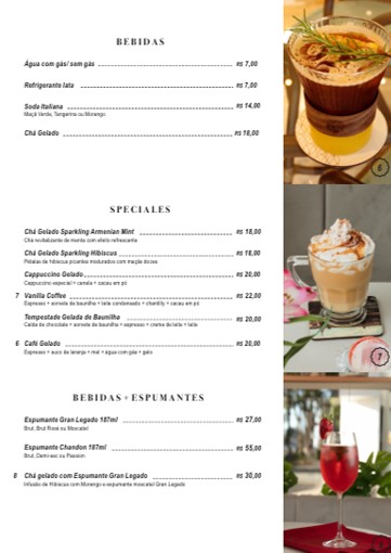Le Petit Macarons menu board