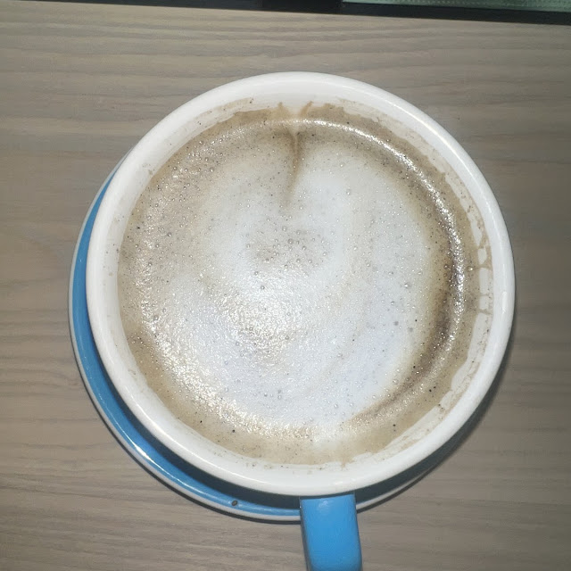 Black Sesame Latte with Oat Milk