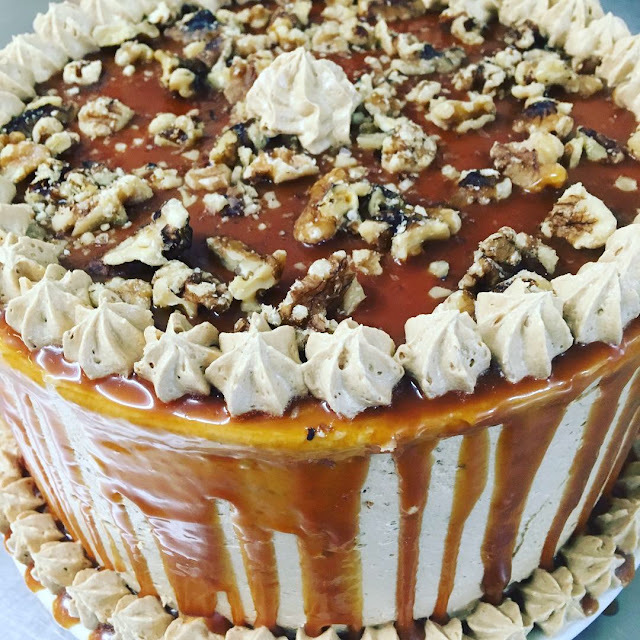 Coffee and Walnut Cake