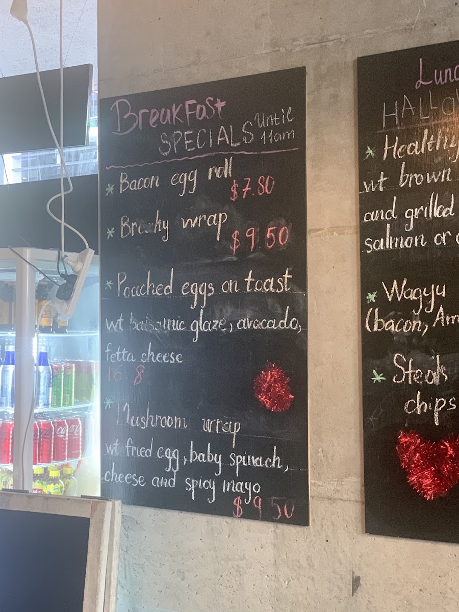 The Renegades Mascot menu board