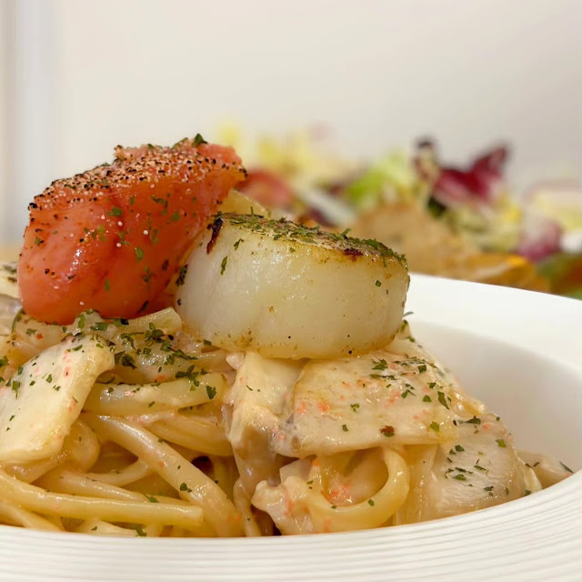 Sergestid Shrimp Linguine