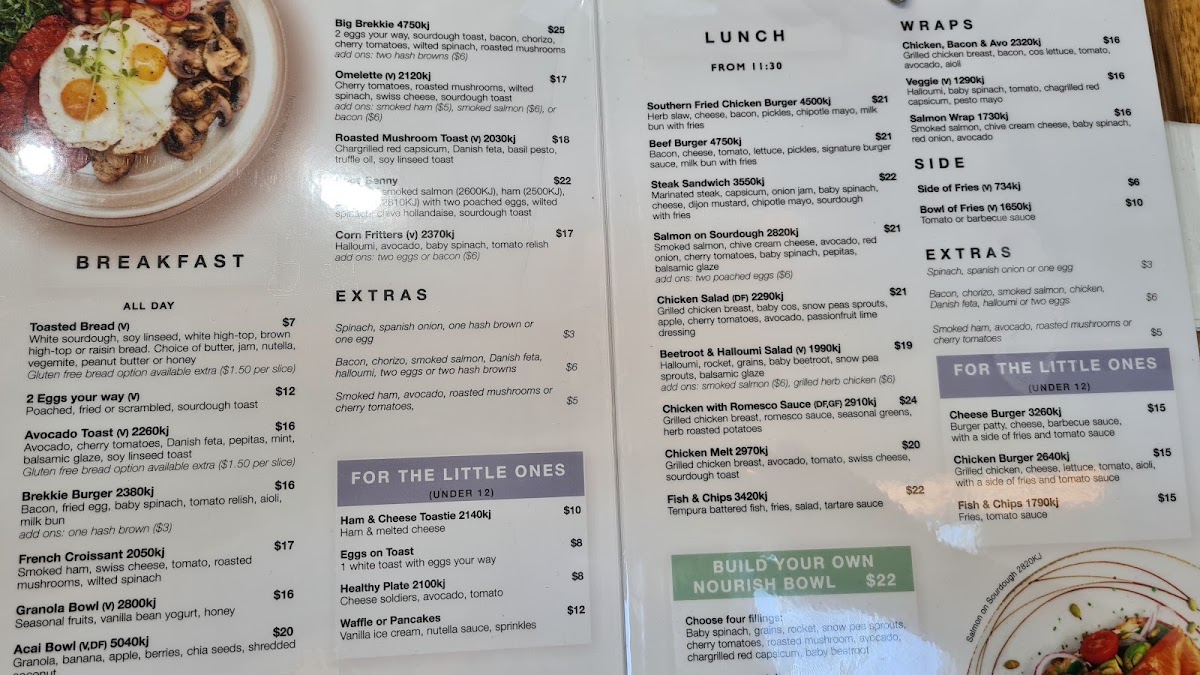 The Coffee Emporium Liverpool menu board