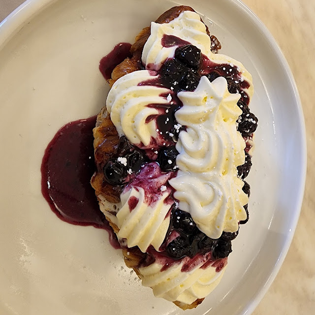 Blueberry Compote Croiffle