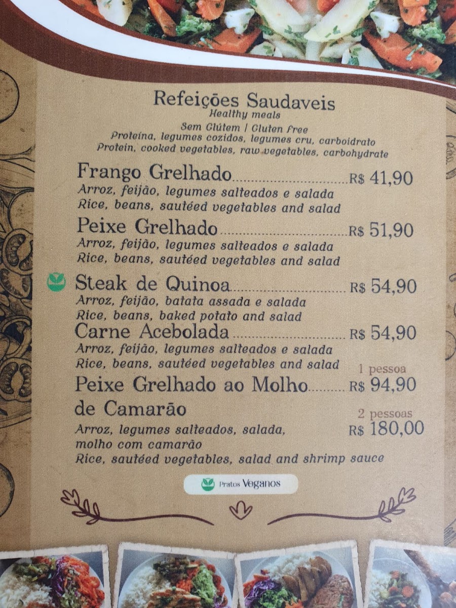 Ateliê Cafeteria menu board