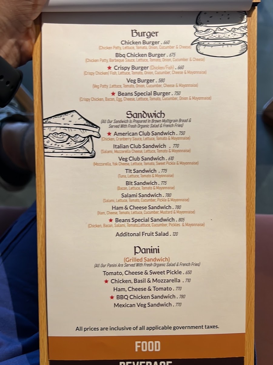 Himalayan Beans Brew menu board