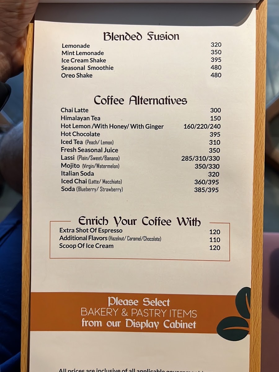 Himalayan Beans Brew menu board