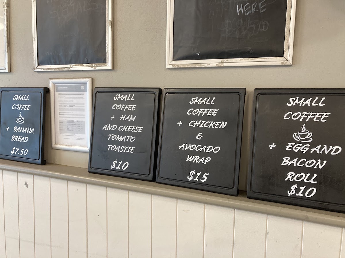 Espresso Recipe menu board