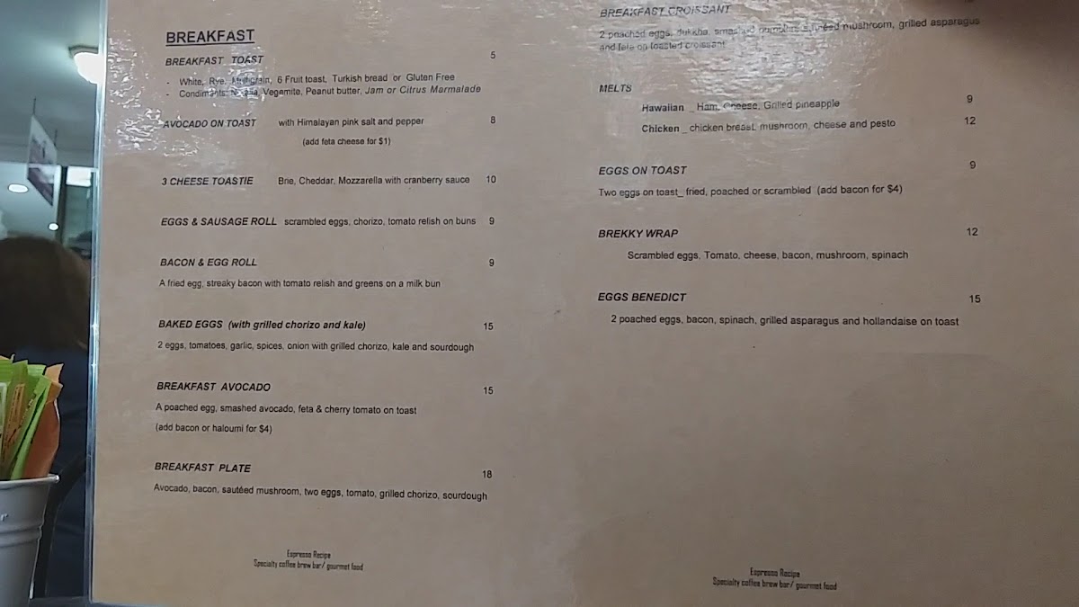 Espresso Recipe