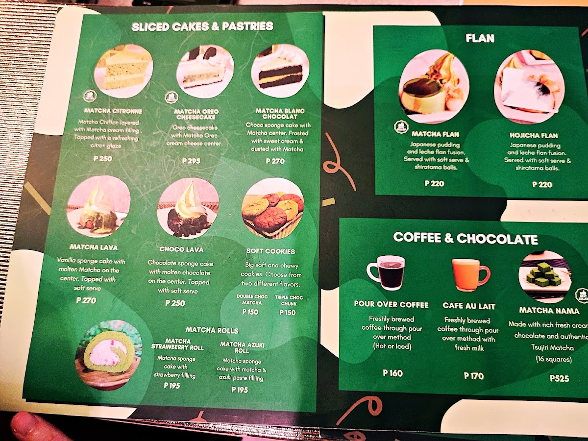 Tsujiri menu board