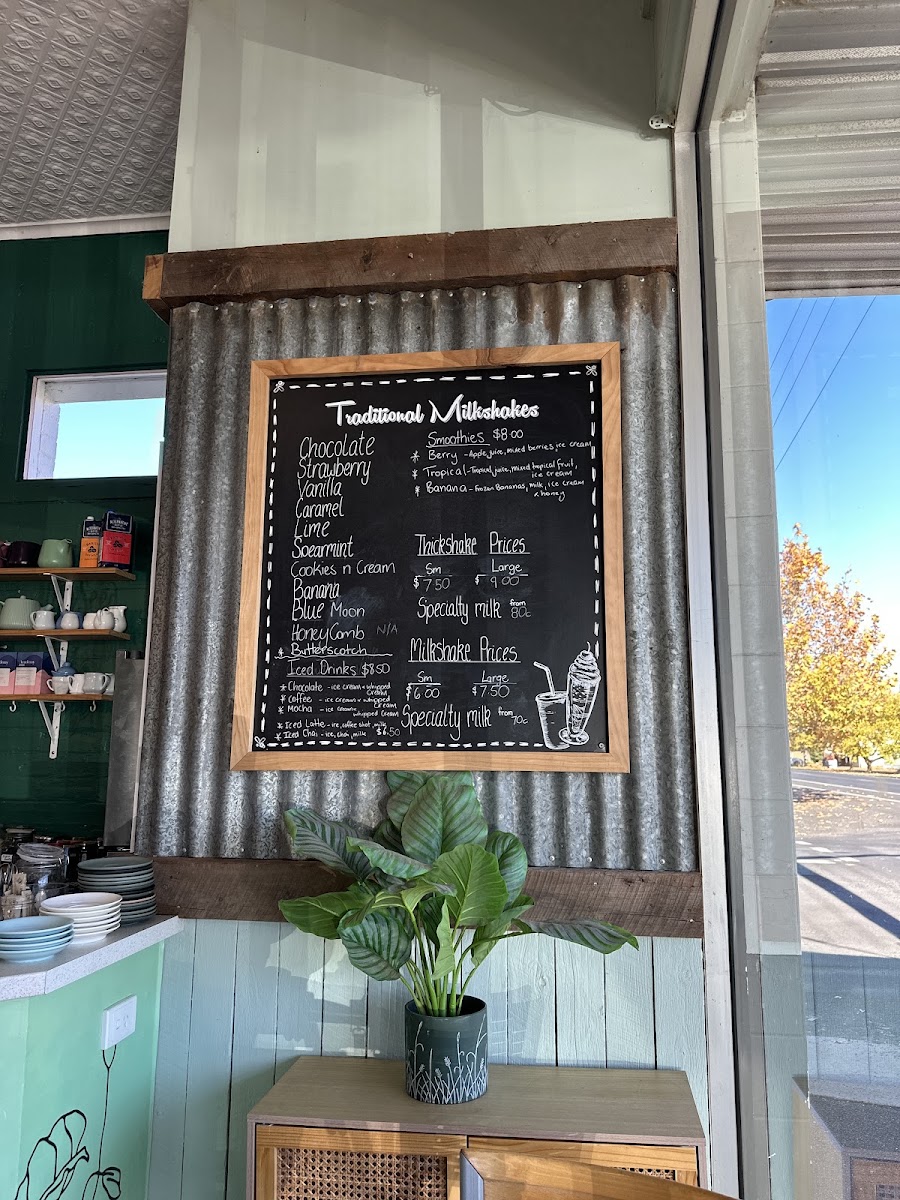 PoppySeed Cafe menu board
