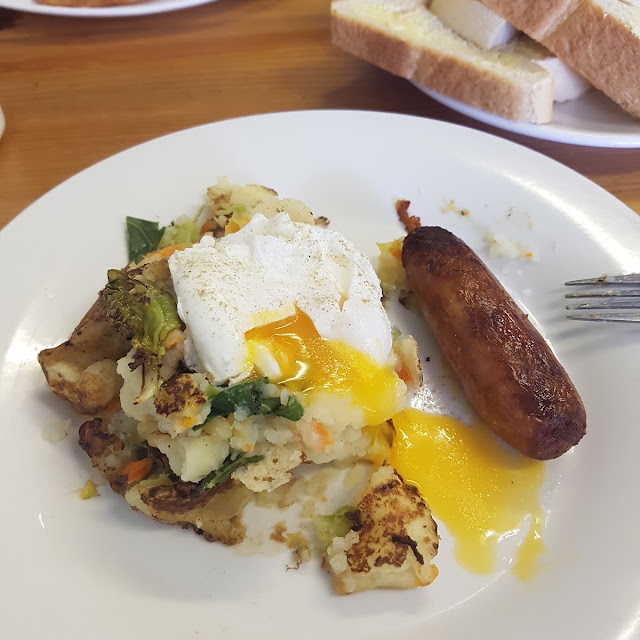 Bubble and Squeak with Poached Egg