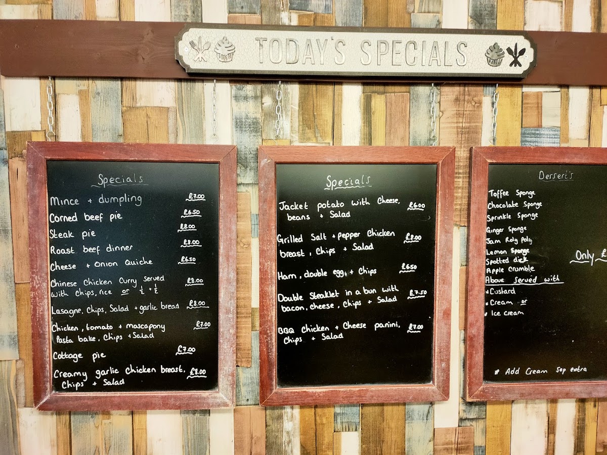 The Pantry menu board