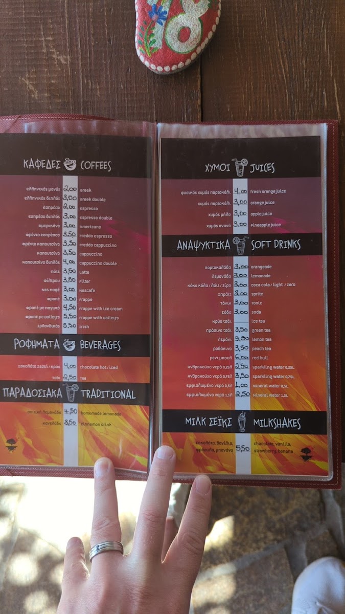 METHEA menu board