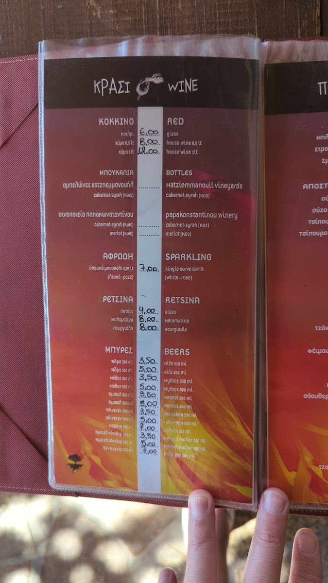 METHEA menu board
