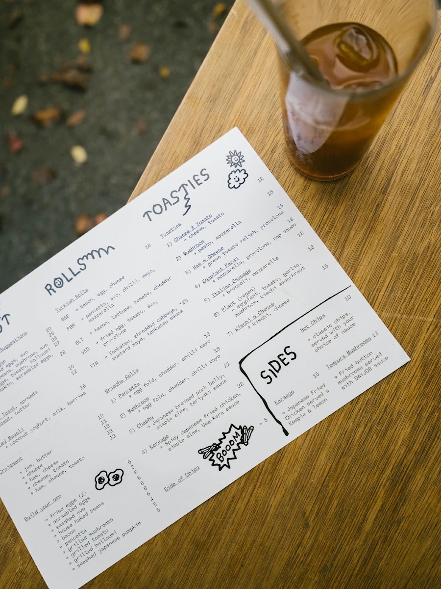 DAYJOB menu board