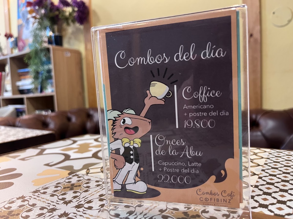 cofibinz menu board