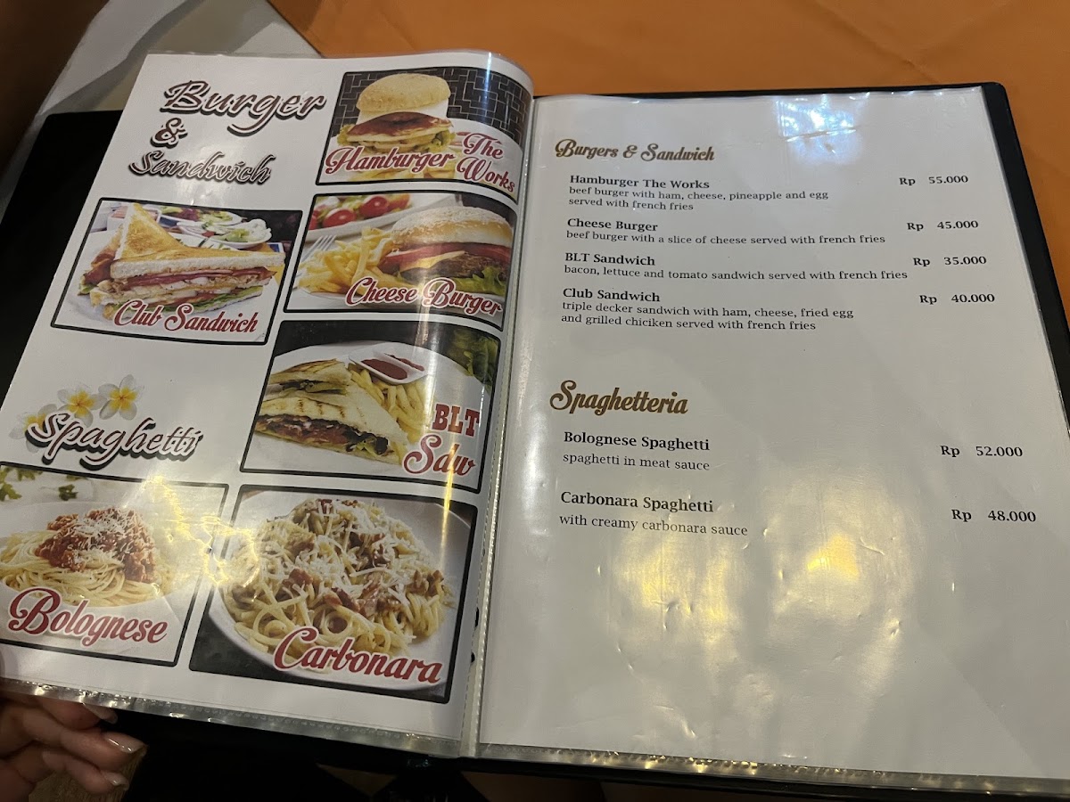 Warung Kak Rebo menu board