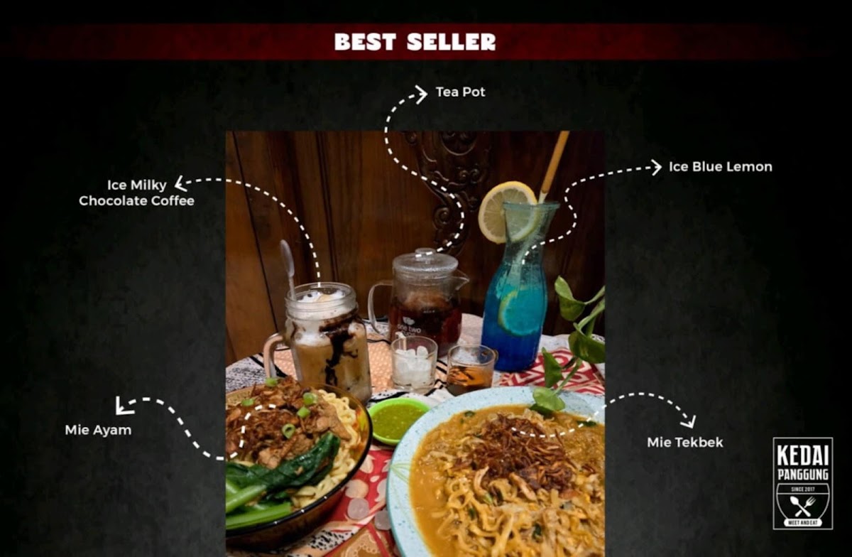 Kedai Panggung menu board