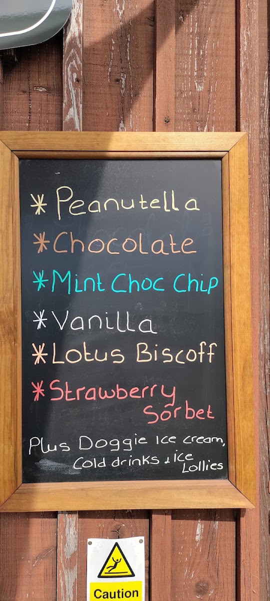Lakeview Café menu board