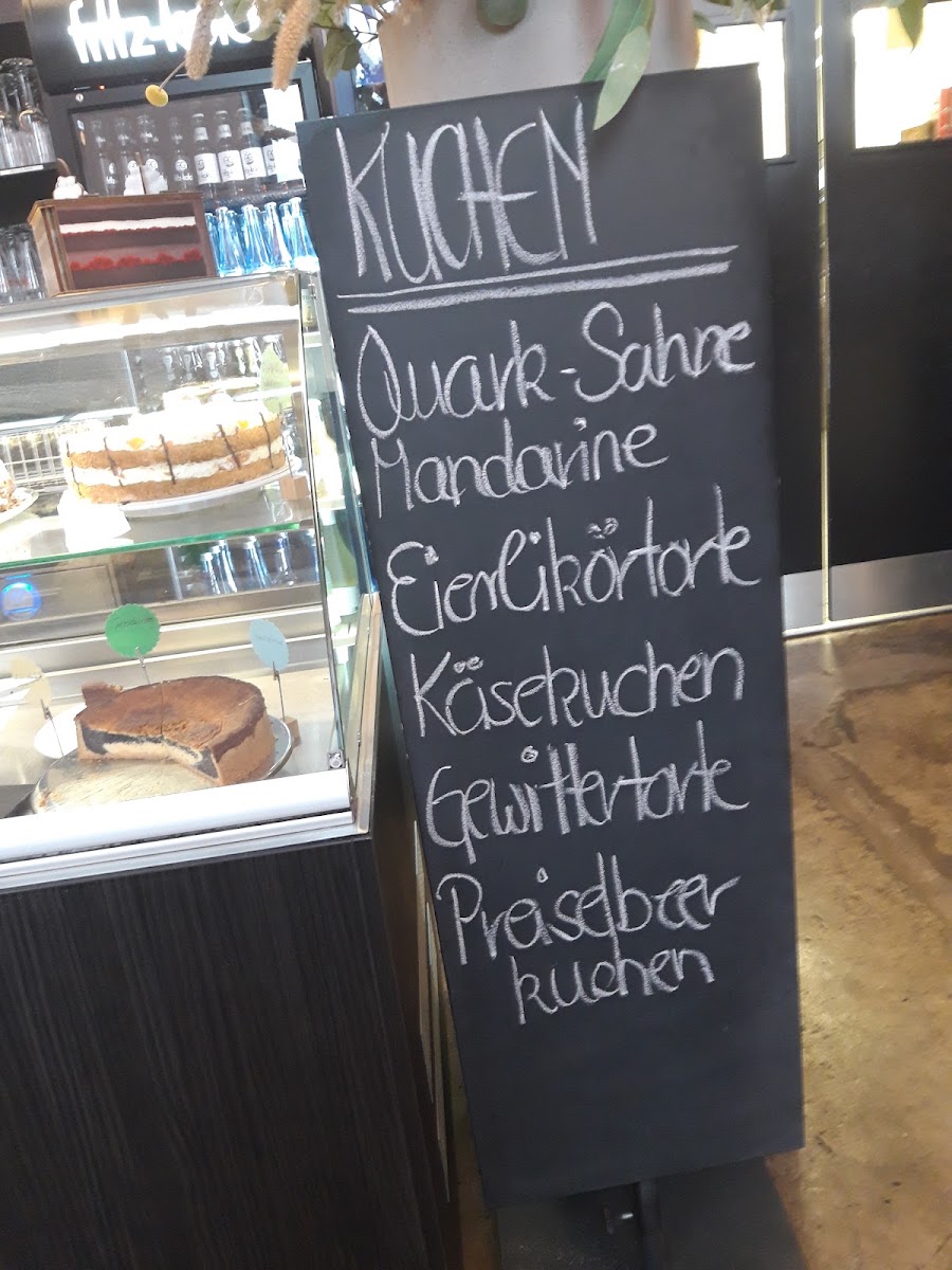 Kaffeehaus SAMOCCA menu board